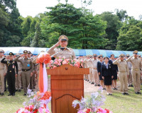 ผู้ว่าฯ สุราษฎร์ธานีนำข้าราชการและประชาชนร่วมพิธีถวายพระพรชั ... พารามิเตอร์รูปภาพ 16