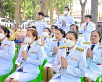 จังหวัดสุราษฎร์ธานี จัดพิธีทำบุญตักบาตรถวายพระกุศล และพิธีถว ... พารามิเตอร์รูปภาพ 11