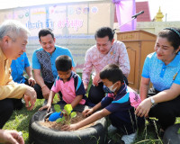 กิจกรรม &quot;วัด ประชา รัฐ สร้างสุข สู่ปฏิบัติการปลูกผักสวนครัวเ ... พารามิเตอร์รูปภาพ 6