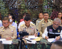 จังหวัดสุราษฎร์ธานี จัดการประชุมและแถลงแผนรักษาความปลอดภัยอง ... พารามิเตอร์รูปภาพ 5