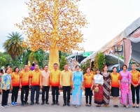 พ่อเมืองสุราษฎร์ธานี นำประชาชนและนักท่องเที่ยวร่วมพิธีชักพุ่ ... พารามิเตอร์รูปภาพ 12