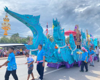 พิธีเปิดงานประเพณีชักพระ ทอดผ้าป่าและแข่งเรือยาว ประจำปี 256 ... พารามิเตอร์รูปภาพ 8