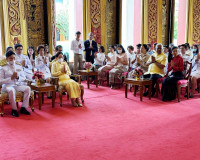 รองผวจ.สุราษฎร์ธานีร่วมถวายผ้ากฐินพระราชทาน ประจำปีพุทธศักรา ... พารามิเตอร์รูปภาพ 1