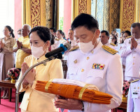 รองผวจ.สุราษฎร์ธานีร่วมถวายผ้ากฐินพระราชทาน ประจำปีพุทธศักรา ... พารามิเตอร์รูปภาพ 11