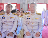 รองผู้ว่าราชการจังหวัดสุราษฎร์ธานี ร่วมถวาย ผ้ากฐินพระราชทาน ... พารามิเตอร์รูปภาพ 2