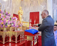รองผู้ว่าราชการจังหวัดสุราษฎร์ธานี ร่วมถวาย ผ้ากฐินพระราชทาน ... พารามิเตอร์รูปภาพ 5