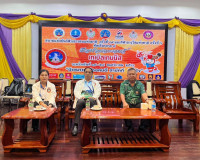 รองผู้ว่าราชการจังหวัดสุราษฎร์ธานี ร่วมให้กำลังใจนักกีฬาเทเบ ... พารามิเตอร์รูปภาพ 1