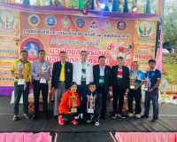รองผู้ว่าราชการจังหวัดสุราษฎร์ธานี ร่วมมอบเหรียญรางวัลและประ ... พารามิเตอร์รูปภาพ 4