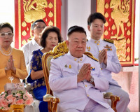รองผวจ.สุราษฎร์ธานีร่วมถวายผ้ากฐินพระราชทาน ประจำปีพุทธศักรา ... พารามิเตอร์รูปภาพ 10