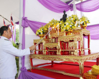 ข้าราชการและประชาชนจังหวัดสุราษฎร์ธานี พร้อมใจร่วมพิธีสวดพระ ... พารามิเตอร์รูปภาพ 1