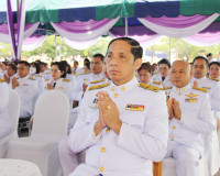 ข้าราชการและประชาชนจังหวัดสุราษฎร์ธานี พร้อมใจร่วมพิธีสวดพระ ... พารามิเตอร์รูปภาพ 9