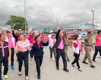 พิธีเปิดและพิธีปล่อยขบวน พร้อมทั้งร่วมเดินรณรงค์ฯ ในโครงการร ... พารามิเตอร์รูปภาพ 6