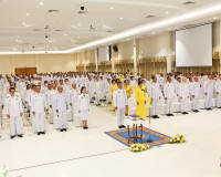 จังหวัดสุราษฎร์ธานีจัดพิธีวางพานพุ่มดอกไม้ถวายราชสักการะ เนื ... พารามิเตอร์รูปภาพ 10
