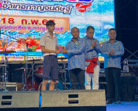 เปิดงานเทศกาลอาหารทะเลกินหอยนางรม และของดีอำเภอกาญจนดิษฐ์ พารามิเตอร์รูปภาพ 8