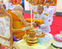 ประธานในพิธีบำเพ็ญกุศลอายุวัฒนมงคล ๑๐๔ ปี ๘๒ พรรษา พระราชมงค ... พารามิเตอร์รูปภาพ 1