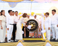รองผู้ว่าฯสุราษฎร์ธานี ร่วมพิธีปล่อยขบวนแห่ผ้าขึ้นพระธาตุเจด ... พารามิเตอร์รูปภาพ 10