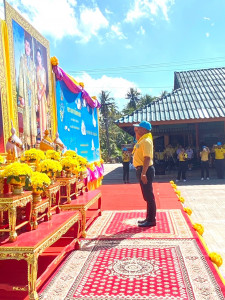 ประธานในพิธีเปิดกิจกรรมจิตอาสาพัฒนาวัดบางใบไม้ และกิจกรรมจิต ... พารามิเตอร์รูปภาพ 1