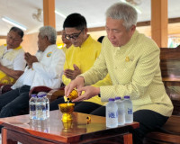 ประธานในพิธีการบรรจุพระบรมสารีริกธาตุและทอดผ้าป่าสามัคคี สมท ... พารามิเตอร์รูปภาพ 5