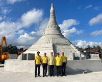 ประธานในพิธีการบรรจุพระบรมสารีริกธาตุและทอดผ้าป่าสามัคคี สมท ... พารามิเตอร์รูปภาพ 10