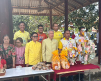 ประธานในพิธีการบรรจุพระบรมสารีริกธาตุและทอดผ้าป่าสามัคคี สมท ... พารามิเตอร์รูปภาพ 13