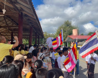 ประธานในพิธีการบรรจุพระบรมสารีริกธาตุและทอดผ้าป่าสามัคคี สมท ... พารามิเตอร์รูปภาพ 15