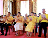 พุทธศาสนิกชนจังหวัดสุราษฎร์ธานีทุกหมู่เหล่า พร้อมใจร่วมพิธีเ ... พารามิเตอร์รูปภาพ 10