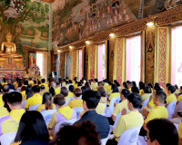 พุทธศาสนิกชนจังหวัดสุราษฎร์ธานีทุกหมู่เหล่า พร้อมใจร่วมพิธีเ ... พารามิเตอร์รูปภาพ 15
