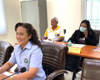 ประธานเปิดกิจกรรมตรวจสุขภาพใจเจ้าหน้าที่ของ พมจ.สฎ เพื่อประเ ... พารามิเตอร์รูปภาพ 10