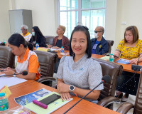 ประธานเปิดกิจกรรมตรวจสุขภาพใจเจ้าหน้าที่ของ พมจ.สฎ เพื่อประเ ... พารามิเตอร์รูปภาพ 11