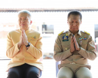 รองผู้ว่าฯสุราษฎร์ธานี ร่วมพิธีบวงสรวงบูชาพ่อพระใหญ่และสิ่งศ ... พารามิเตอร์รูปภาพ 1