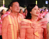 รองนายกรัฐมนตรีลงพื้นที่จังหวัดสุราษฎร์ธานีร่วมกิจกรรมรวมพลั ... พารามิเตอร์รูปภาพ 5