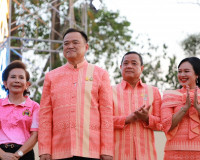 รองนายกรัฐมนตรีลงพื้นที่จังหวัดสุราษฎร์ธานีร่วมกิจกรรมรวมพลั ... พารามิเตอร์รูปภาพ 11