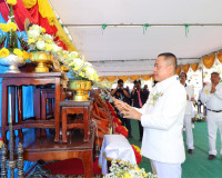 ผู้ว่าฯ สุราษฎร์ธานีนำพุทธศาสนิกชนทุกหมู่เหล่า ร่วมพิธีหล่อพ ... พารามิเตอร์รูปภาพ 1