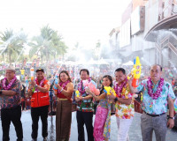 ภาคเอกชนในจังหวัดสุราษฎร์ธานีงาน &quot;SURATTHANI SONGKRAN FESTIV ... พารามิเตอร์รูปภาพ 4