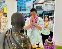 จังหวัดสุราษฎร์ธานีเปิดงานประเพณีสงกรานต์ เย็นทั่วหล้า มหาสง ... พารามิเตอร์รูปภาพ 5
