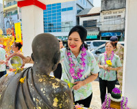 จังหวัดสุราษฎร์ธานีเปิดงานประเพณีสงกรานต์ เย็นทั่วหล้า มหาสง ... พารามิเตอร์รูปภาพ 6