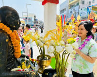 จังหวัดสุราษฎร์ธานีเปิดงานประเพณีสงกรานต์ เย็นทั่วหล้า มหาสง ... พารามิเตอร์รูปภาพ 7