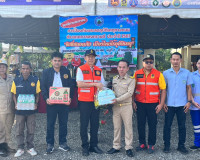 รองผู้ว่าราชการจังหวัดสุราษฎร์ธานี ลงพื้นที่ ตรวจเยี่ยมจุดตร ... พารามิเตอร์รูปภาพ 2