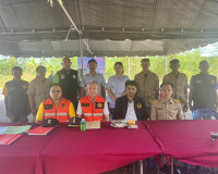 รองผู้ว่าราชการจังหวัดสุราษฎร์ธานี ลงพื้นที่ ตรวจเยี่ยมจุดตร ... พารามิเตอร์รูปภาพ 4