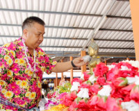 ผู้ว่าฯ สุราษฎร์ธานี ร่วมงานบุญทอดผ้าป่าสามัคคีเพื่อทำถนนคอน ... พารามิเตอร์รูปภาพ 23