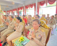 รองผู้ว่าราชการจังหวัดสุราษฎร์ธานี เป็นประธานในพิธีปลงผมบรรพ ... พารามิเตอร์รูปภาพ 7