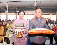 ผู้ว่าฯ สุราษฎร์ธานีนำพุทธศาสนิกชนนับพันคนร่วมงานบุญประเพณีว ... พารามิเตอร์รูปภาพ 9