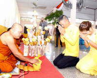 ผู้ว่าฯ สุราษฎร์ธานีนำพุทธศาสนิกชนนับพันคนร่วมงานบุญประเพณีว ... พารามิเตอร์รูปภาพ 11
