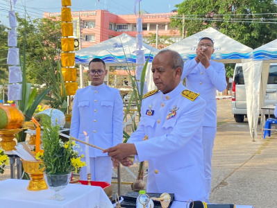 รองผู้ว่าราชการจังหวัดสุราษฎร์ธานี ร่วมพิธียกฐานศาลท้าวหิรัญ ... พารามิเตอร์รูปภาพ 1