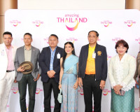 จังหวัดสุราษฎร์ธานีต้อนรับเที่ยวบินปฐมฤกษ์ VSV5352 บินตรงจาก ... พารามิเตอร์รูปภาพ 1