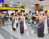 จังหวัดสุราษฎร์ธานีต้อนรับเที่ยวบินปฐมฤกษ์ VSV5352 บินตรงจาก ... พารามิเตอร์รูปภาพ 19