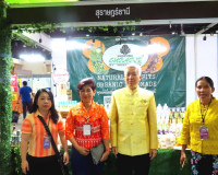 รองผู้ว่าราชการจังหวัดสุราษฎร์ธานี เข้าร่วมพิธีเปิดงาน OTOP  ... พารามิเตอร์รูปภาพ 9