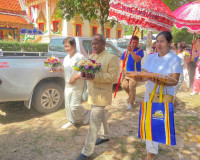 รองผู้ว่าราชการจังหวัดสุราษฎร์ธานี ร่วมพิธีบรรจุพระบรมสารีริ ... พารามิเตอร์รูปภาพ 5