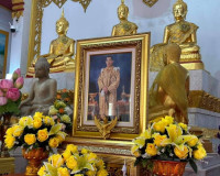 พุทธศาสนิกชนชาวสุราษฎร์ธานีร่วมเจริญพระพุทธมนต์เฉลิมพระเกียร ... พารามิเตอร์รูปภาพ 2