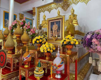 พุทธศาสนิกชนชาวสุราษฎร์ธานีร่วมเจริญพระพุทธมนต์เฉลิมพระเกียร ... พารามิเตอร์รูปภาพ 3